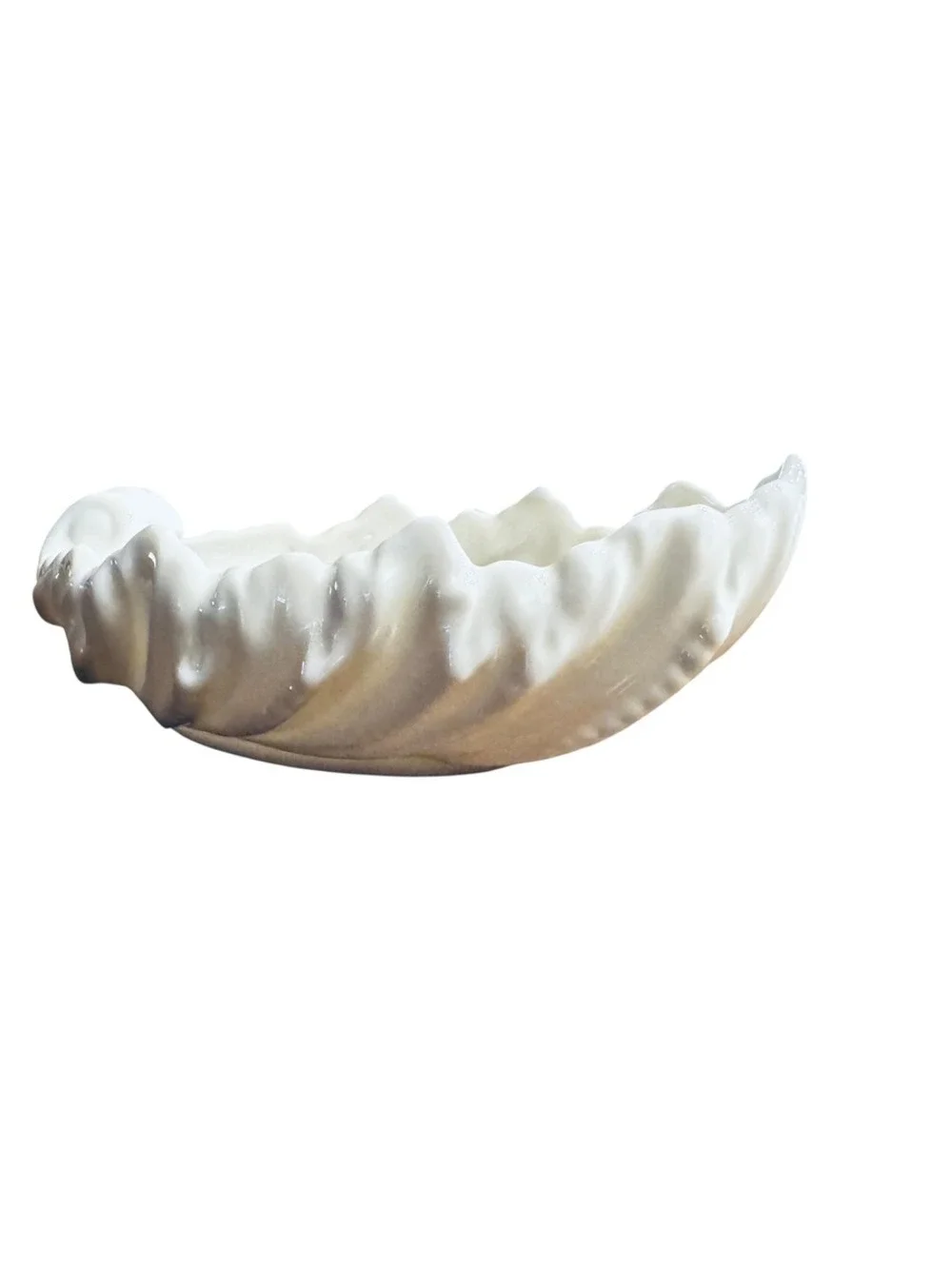 Vintage Lenox Acanthus Leaf Porcelain Candy Dish Mid Century Modern MCM